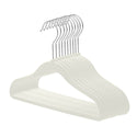 30cm Kids Size Slim-Line Off-White Suit Hanger with Chrome Metal Hook Sold in 50/100